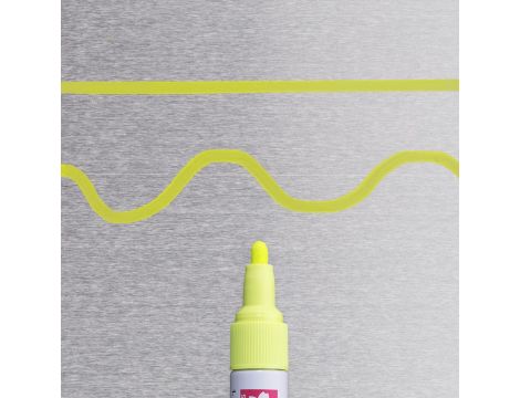 Marker Paint FLUO ze średnią żółtą końcówką, Sakura - 3