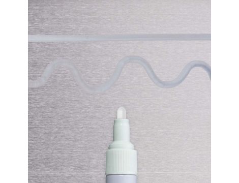 Marker METAL biały cienki, Sakura - 3