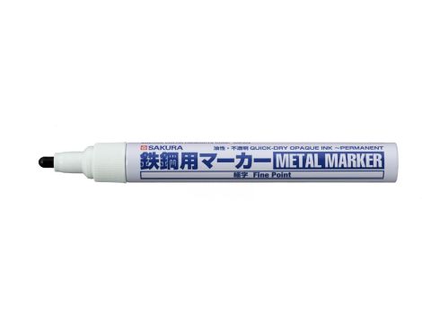 Marker METAL czarny cienki, Sakura