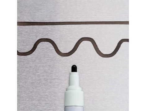 Marker METAL czarny cienki, Sakura - 2