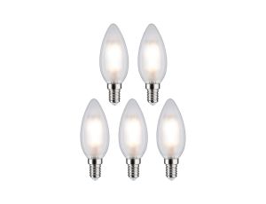 Źródło światła LED świecowa 5X4,8W 470lm E14 2700K 230V matowy / szkło