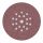 Papier ścierny Menzer RED fi 225 K16 19 otworów do szlifierek do gipsu 10 szt/opak.