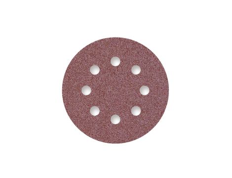 Papier ścierny Menzer RED fi 125 K100 8 otworów do szlifierek 50 szt/opak.