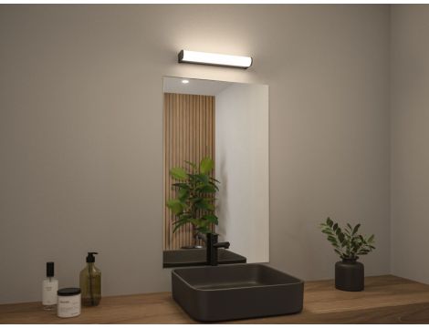 Oprawa ścienna nad lustro ARNEB LED 9W 3000K 550lm 328mm IP44 230V czarny / aluminium - 7