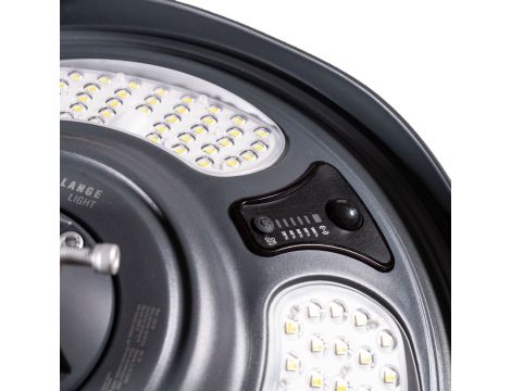 Oprawa parkowa solarna MOONLIGHT SOLAR LED 25W czujnik ruchu i zmierzchu pilot 4000K IP65 antracyt / aluminium - 6
