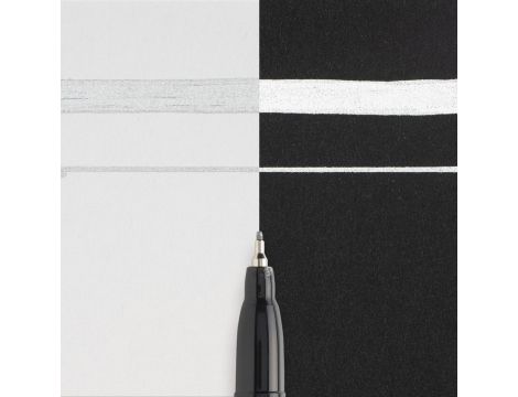 Marker Pen-touch Extra Fine srebrny, Sakura - 3