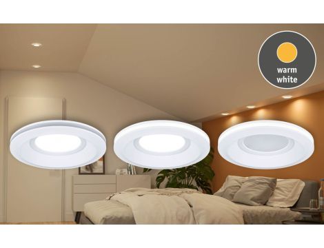 Oprawa wpuszczana SORMUS LED 3 X 6.5W 560lm / 180lm 3000K IP65 230V biały / tworzywo sztuczne - 3