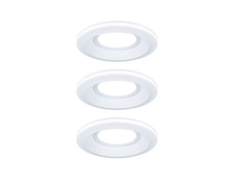 Oprawa wpuszczana SORMUS LED 3 X 6.5W 560lm / 180lm 3000K IP65 230V biały / tworzywo sztuczne