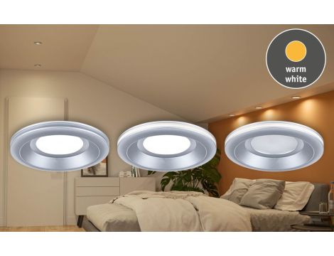 Oprawa wpuszczana SORMUS LED 3 X 6.5W 560lm / 180lm 3000K IP65 230V chrom matowy / tworzywo sztuczne - 3