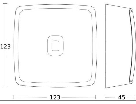 Czujnik prawdziwej obecności zmierzchu EO IP AP biały - 3