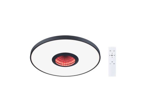 Plafoniera SPACEGLOW Three LED 3D DIM TunW RGB rainbow 21W 1400lm 3000-6500K pilot 230V czarny mat / metal / tworzywo - 9