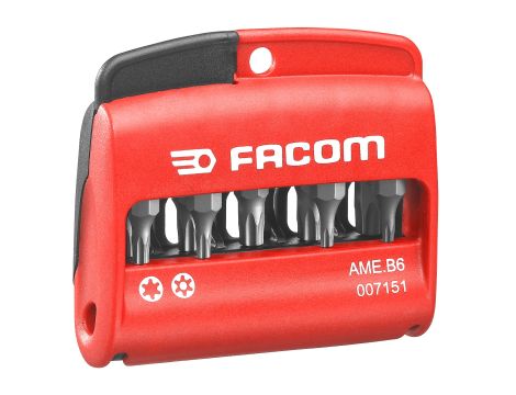 Facom - Zestaw 9 końcówek Do dokręcania Torx - AME.B6