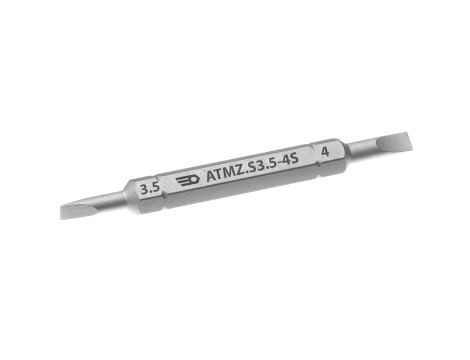 Facom - Grot dwustronny 1/4" do śrub z rowkiem, 3,5 - ATMZ.S3.5-4S