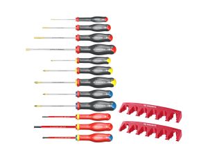 Facom - Zestaw 12 Wkrętaków 2 Uchwyty - AT.J12R1PB