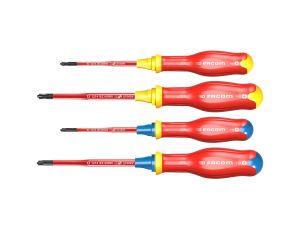 Facom - Zestaw 4 Wkrętaków Protwist 2 Slim Borne - ATB.J4TVE