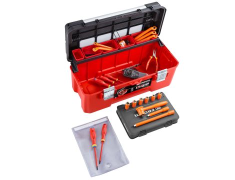 Facom - Zestaw 24 narzędzi izolowanych do obsługi samochodów elektrycznych i hybrydowych - CM.HYELA