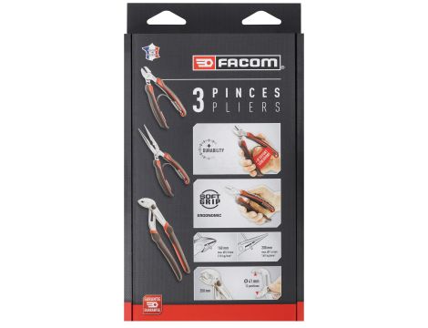 Facom - Zestaw 3 Szczypiec - CPE.A5PB