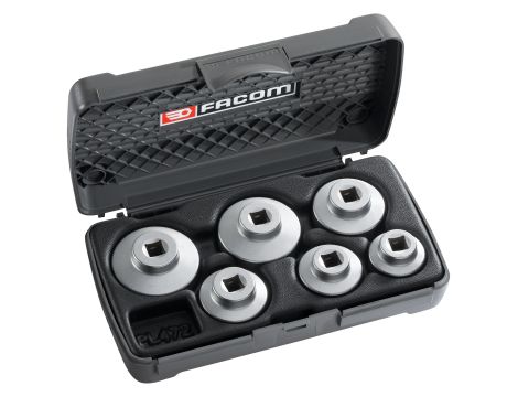 Facom - Zestaw Kluczy Nasadowych Do Filtra Oleju - D.163-J6PB