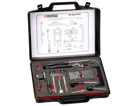 Facom - Komplet Do Ustawiania Rozrz W Silnik Vag /D - DT.VAG-PTD1