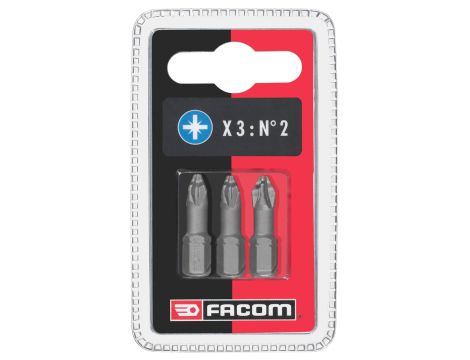 Facom - Zestaw 3 końcówek Ed.102T - ED102T.J3