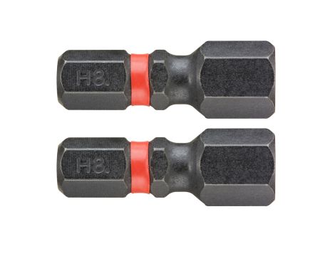 Facom - Końcówka udarowa do śrub z gniazdem 6-kątnym, 8 mm (2 szt.) - ENH.108