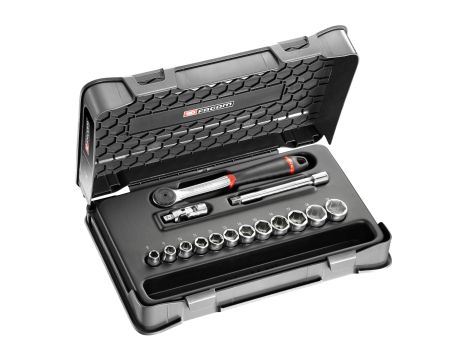 Facom - Zestaw nasadek 3/8 6 Kątne - 15 Elem. - J.161-1P6