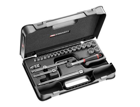 Facom - Zestaw nasadek 3.8 12 Kątne - 24 Elem. - J.161-4P12