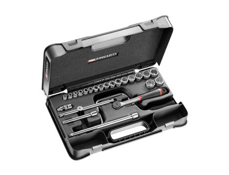 Facom - Zestaw nasadek 3/8 6 Kątne - 24 Elem. - J.161-4P6