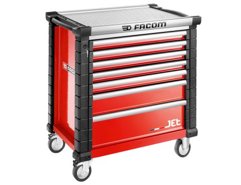 Facom - Wózek Jet Czerwony 7 Szuflad Na 4 Moduły - JET.7M4A