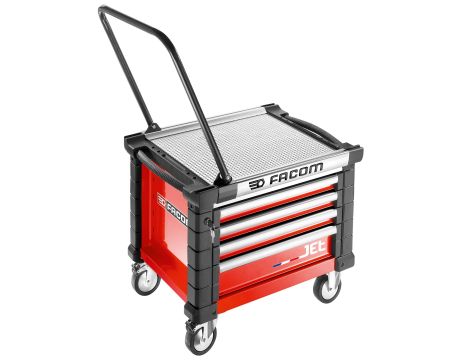 Facom - Mobilna Skrzynia Jet 4 Szufl. 3 Mod Red - JET.CR4M3A