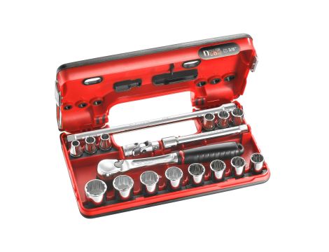 Facom - Zestaw nasadek 3/8" w kasecie, 8 mm - JL.DBOX112