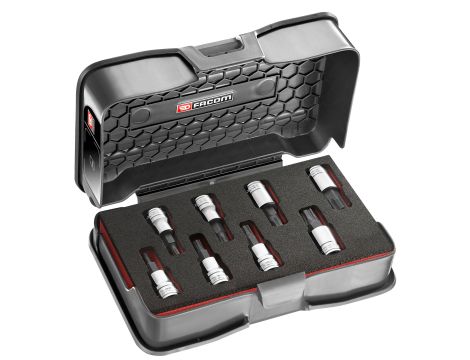 Facom - Zestaw 8 nasadek 3/8In Hex Ogv Grip - JTM.J8MGRPPB