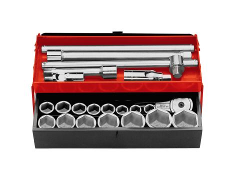 Facom - Komplet nasadek 3/4 6-Kątnych Metrycznych - K.441A