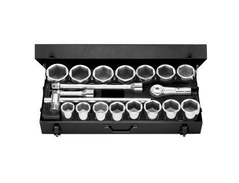 Facom - Zestaw nasadek 1 Metrycznych 6-Kątnych - M.431E