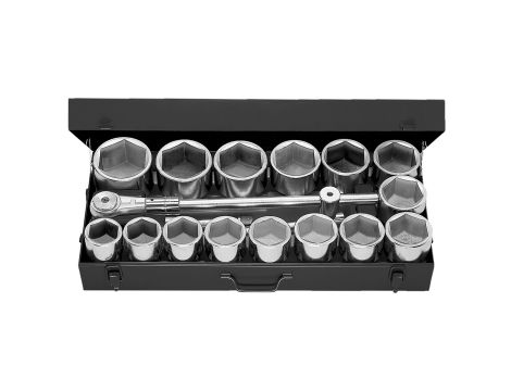 Facom - Zestaw nasadek 1 Metrycznych 6-Kątnych - M.441E