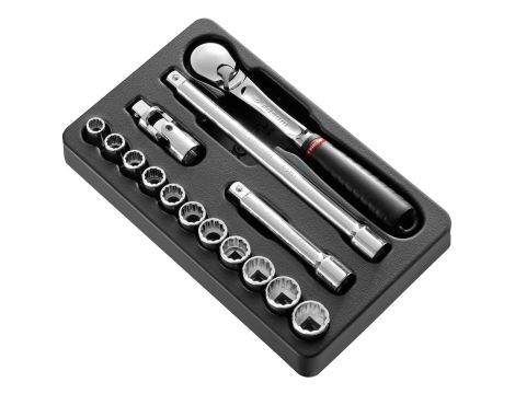 Facom - 15El Mod nasadek 1/2 12K grzechotki Sl.161 - MOD.SL161-112U