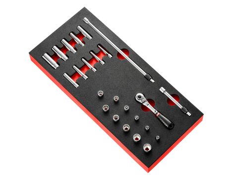 Facom - Moduł nasadek 6-Kątne 1/4 Calowy - MODM.RL1U