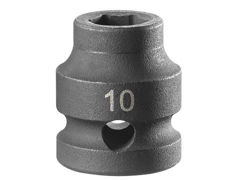 Facom - Nasadka udarowa 1/2" 6-kątna, krótka, metryczna, 10 mm - NSS.10A