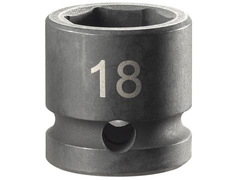 Facom - Nasadka udarowa 1/2" 6-kątna, krótka, metryczna, 18 mm - NSS.18A