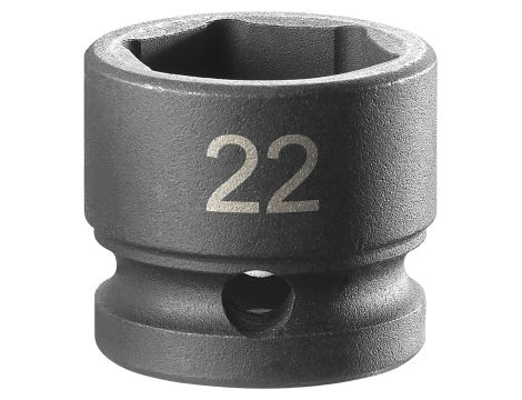 Facom - Nasadka udarowa 1/2" 6-kątna, krótka, metryczna, 22 mm - NSS.22A