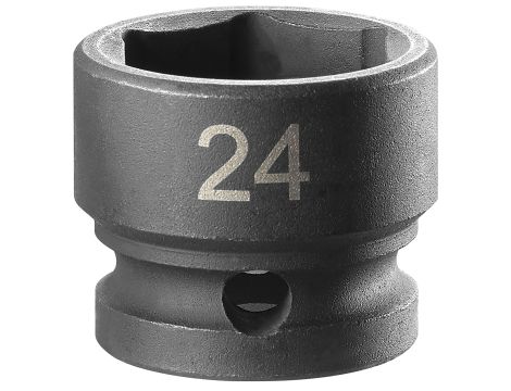 Facom - Nasadka udarowa 1/2" 6-kątna, krótka, metryczna, 24 mm - NSS.24A