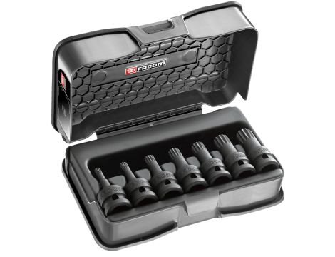 Facom - Zestaw 7 nasadek Udarowych Xzn 1/2 " - NSV.J7APB