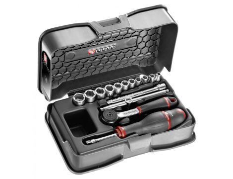 Facom - Zestaw nasadek 1/4 6-Kątnych 4-13Mm - R.161-2P6