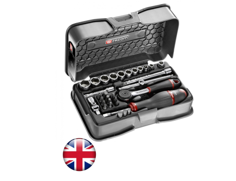 Facom - Zestaw nasadek 1/4 Cal 7/32-9/16 - R.161-4P6U