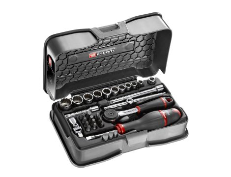 Facom - Zestaw nasadek 1/4 12-Kątnych 5.5-14Mm - R.161-5P12