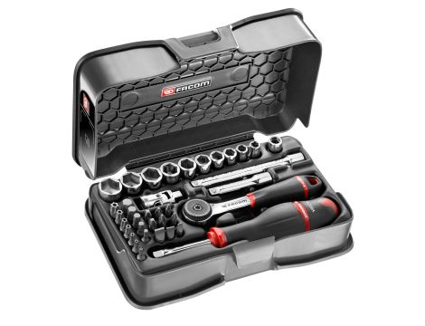 Facom - Komplet 1/4 Z Akcesoriami Wkładka Piankowa - R.161-6P6