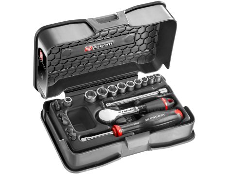 Facom - Zestaw nasadek 1/4 6-Kątnych R.181 - R.181-4P6