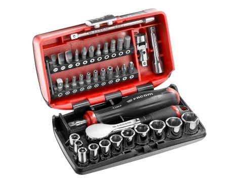 Facom - Zestaw nasadek 1/4 6-Kątnych 5.5-14Mm - R.181NANO