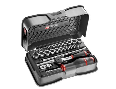 Facom - Zestaw nasadek 1/4 56-Kątnych 3.2-13Mm - R.420AMU