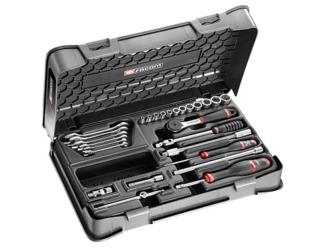 Facom - Zestaw nasadek 1/4 6-Kątnych 3.2-13Mm - R.430BP